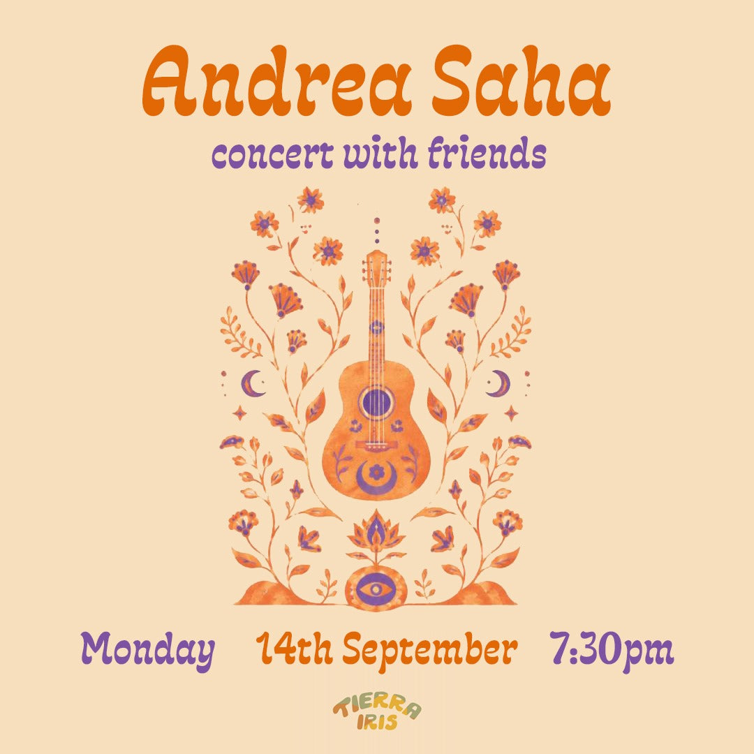14/9 Andrea Saha concert with friends